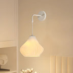 Applique murale géométrique blanche pour la décoration intérieure