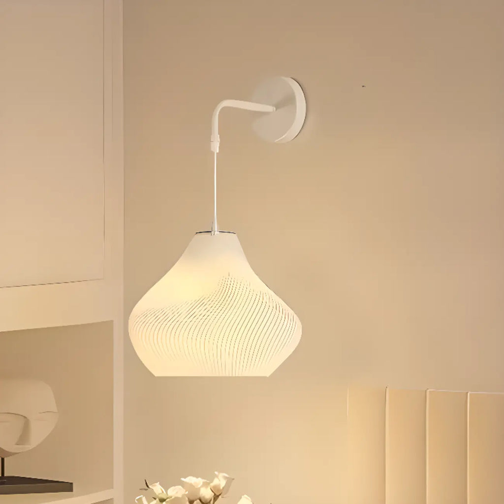 Applique murale géométrique blanche pour la décoration intérieure