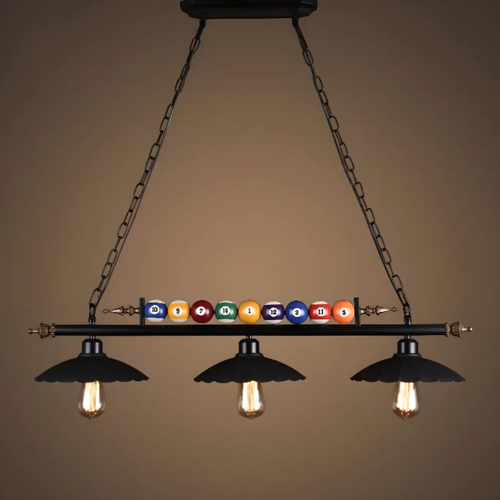 Suspension lumineuse réglable de style industriel pour îlot de cuisine, décoration de billard
