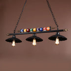 Suspension lumineuse réglable de style industriel pour îlot de cuisine, décoration de billard
