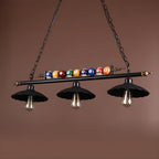 Suspension lumineuse réglable de style industriel pour îlot de cuisine, décoration de billard