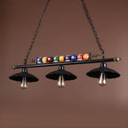 Suspension lumineuse réglable de style industriel pour îlot de cuisine, décoration de billard