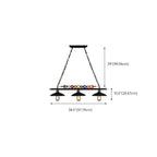 Suspension lumineuse réglable de style industriel pour îlot de cuisine, décoration de billard