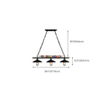 Suspension lumineuse réglable de style industriel pour îlot de cuisine, décoration de billard