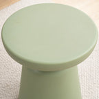 Table d'appoint ronde minimaliste en plastique pour salon