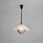 Suspension moderne géométrique en tissu, réglable, pour salle à manger