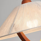 Suspension moderne géométrique en tissu, réglable, pour salle à manger