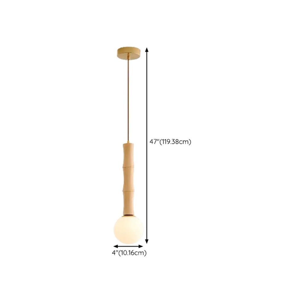 Lampadario a sospensione regolabile in legno e vetro con mappamondo