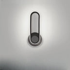 Applique murale LED minimaliste avec finition métallique pour chambre à coucher