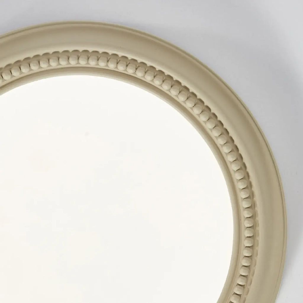 Plafonnier LED rond blanc élégant à intensité variable, encastré