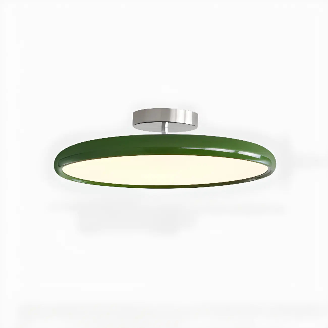 Plafonnier semi-encastré circulaire moderne à LED à intensité variable