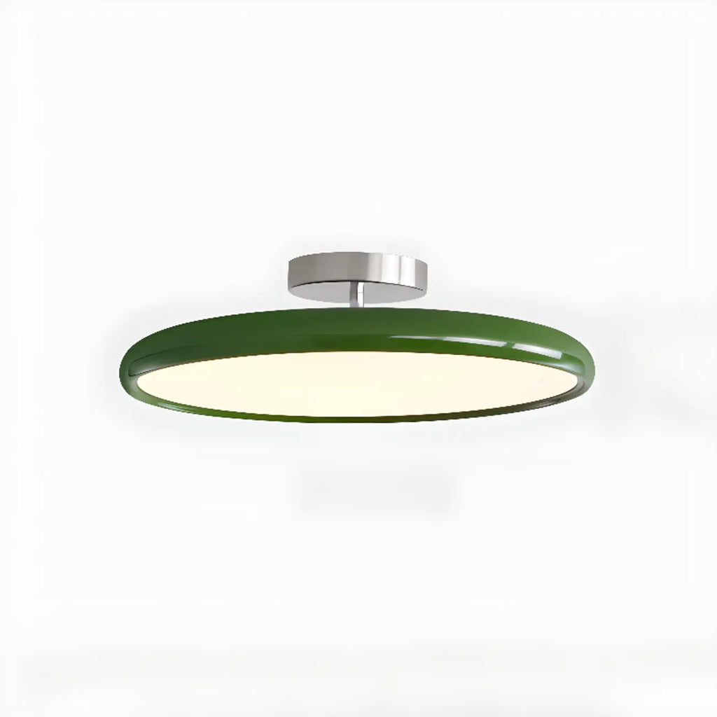 Plafonnier semi-encastré circulaire moderne à LED à intensité variable
