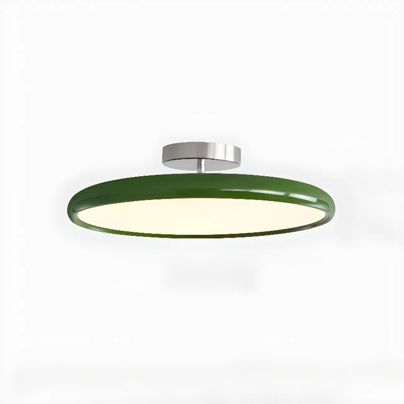 Plafonnier semi-encastré circulaire moderne à LED à intensité variable