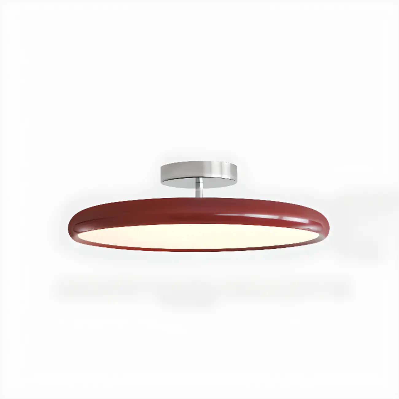 Plafonnier semi-encastré circulaire moderne à LED à intensité variable
