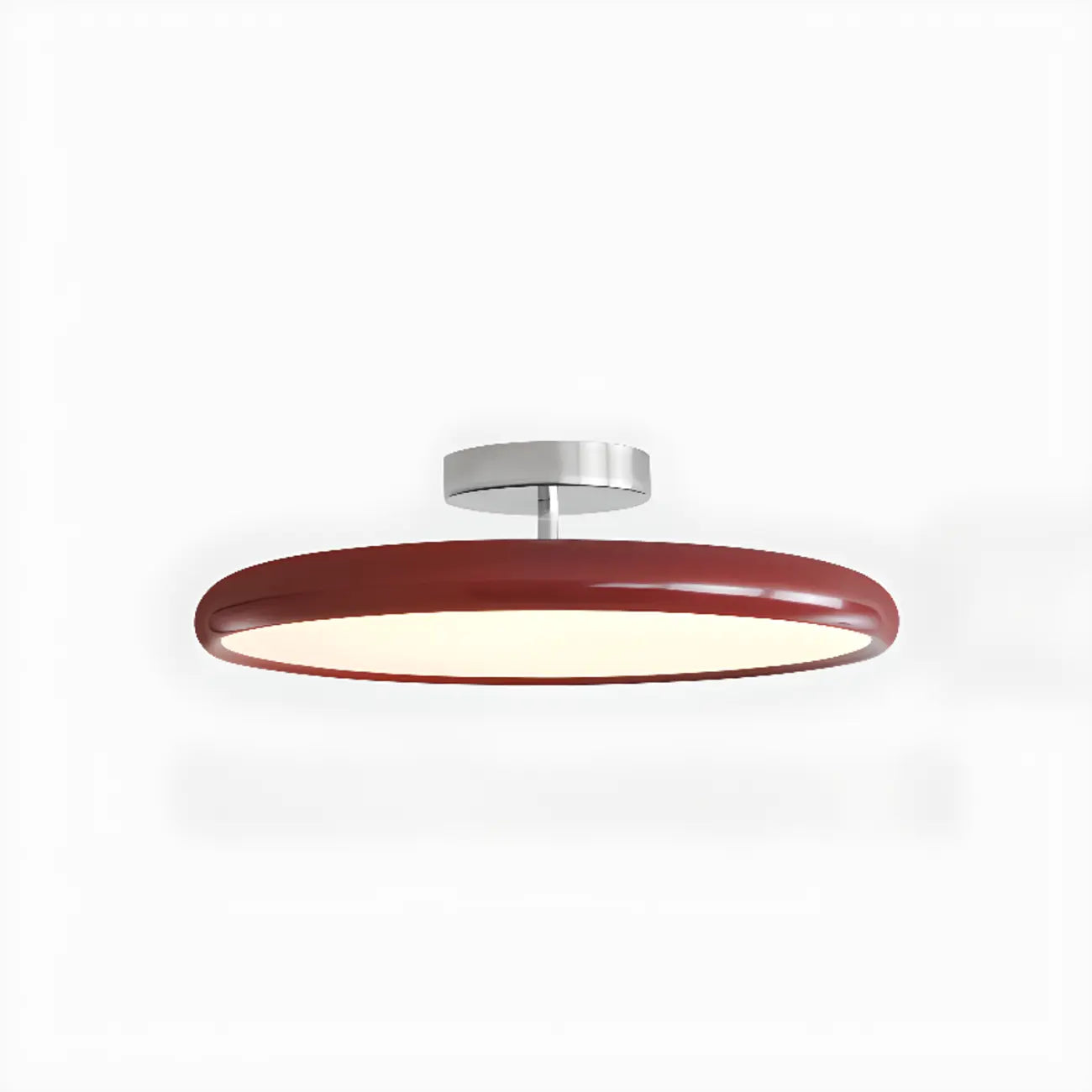 Plafonnier semi-encastré circulaire moderne à LED à intensité variable