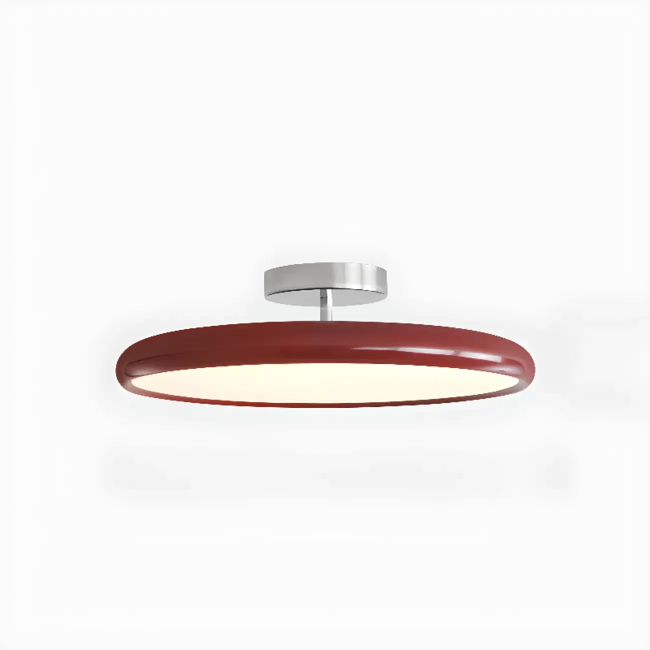 Plafonnier semi-encastré circulaire moderne à LED à intensité variable