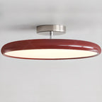 Plafonnier semi-encastré circulaire moderne à LED à intensité variable