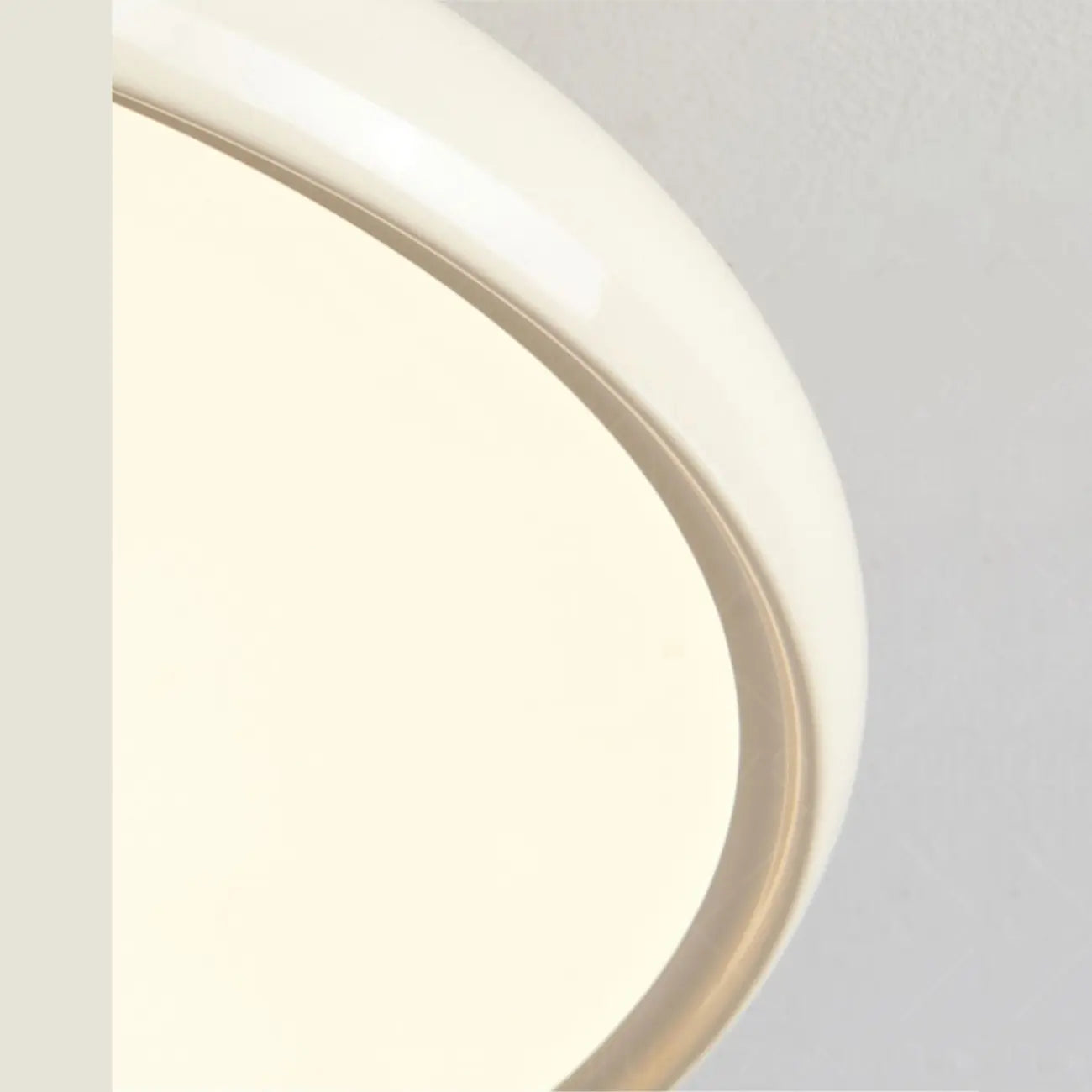 Plafonnier semi-encastré circulaire moderne à LED à intensité variable