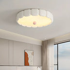 Plafonnier LED circulaire moderne encastré pour espaces résidentiels