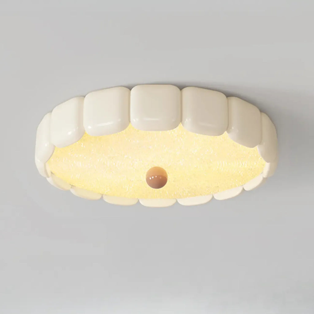 Plafonnier LED circulaire moderne encastré pour espaces résidentiels