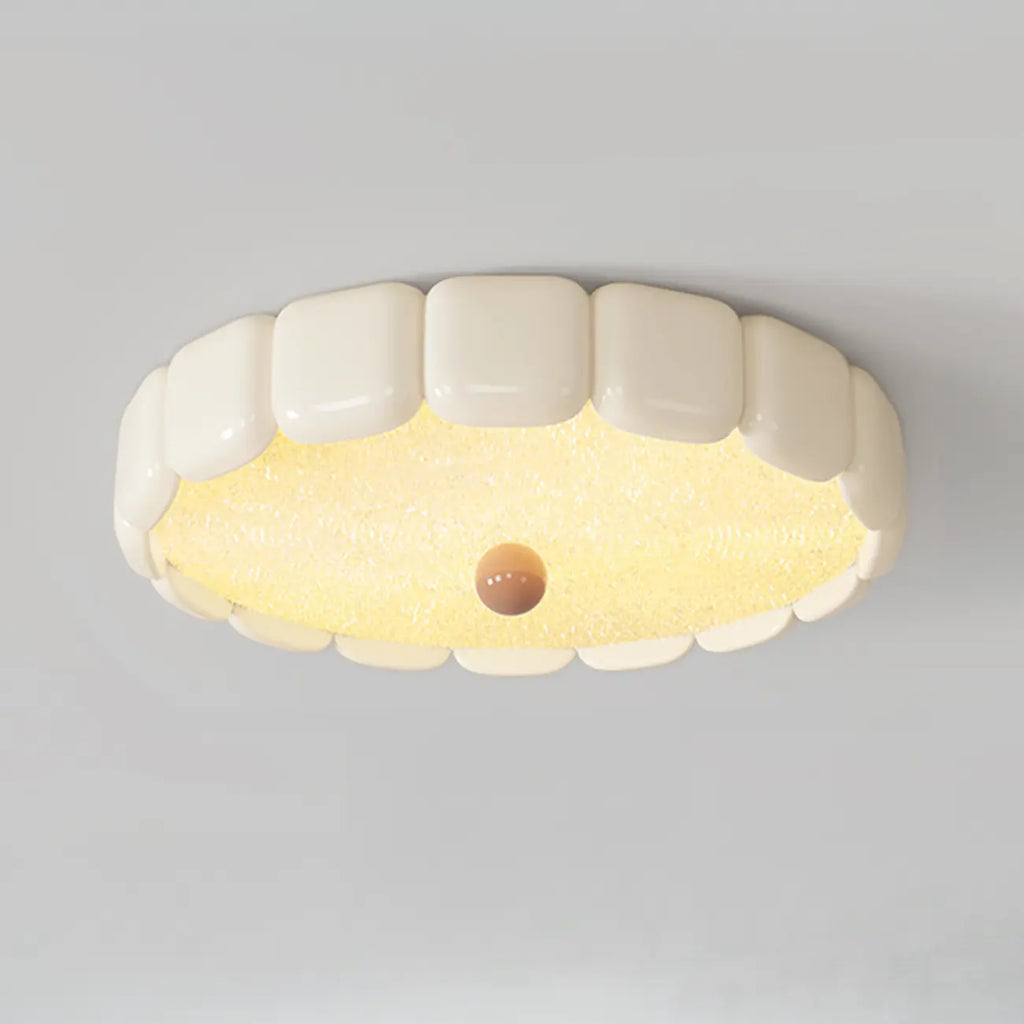 Plafonnier LED circulaire moderne encastré pour espaces résidentiels