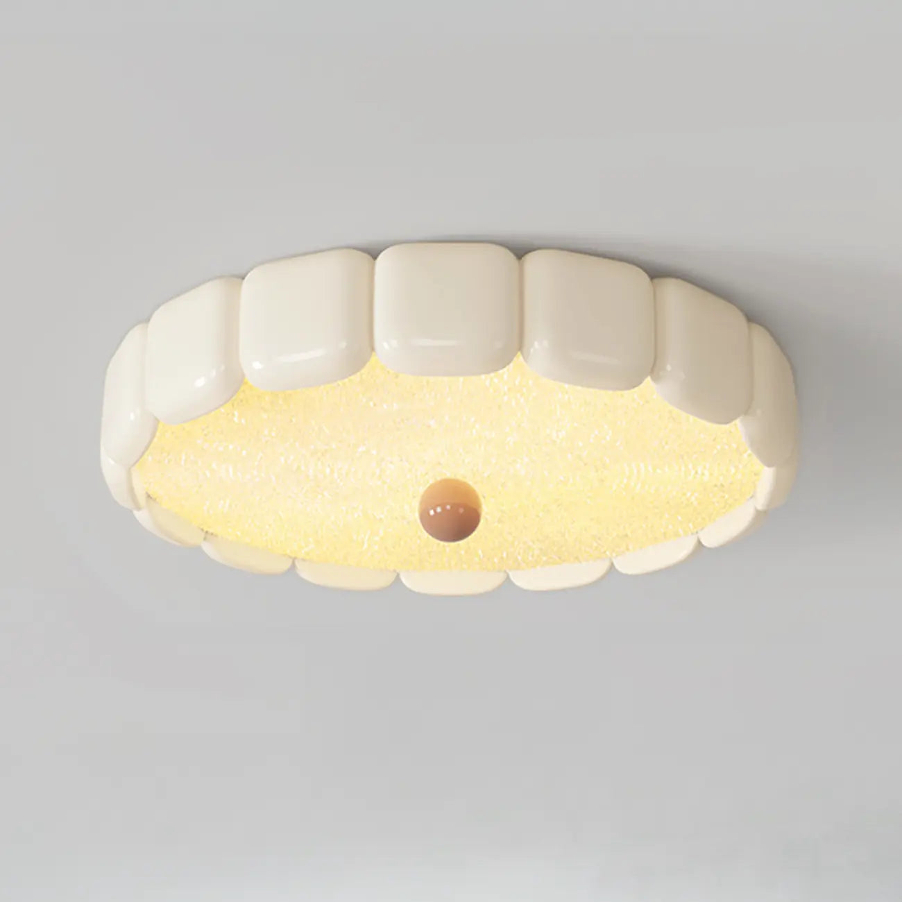 Plafonnier LED circulaire moderne encastré pour espaces résidentiels