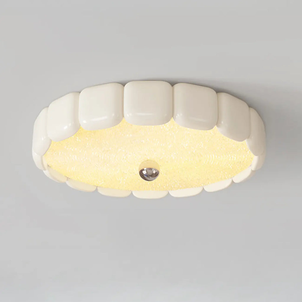 Plafonnier LED circulaire moderne encastré pour espaces résidentiels