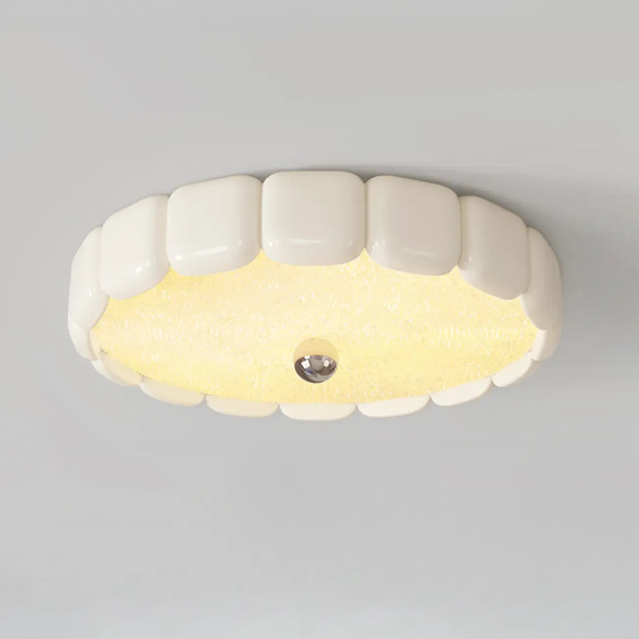 Plafonnier LED circulaire moderne encastré pour espaces résidentiels