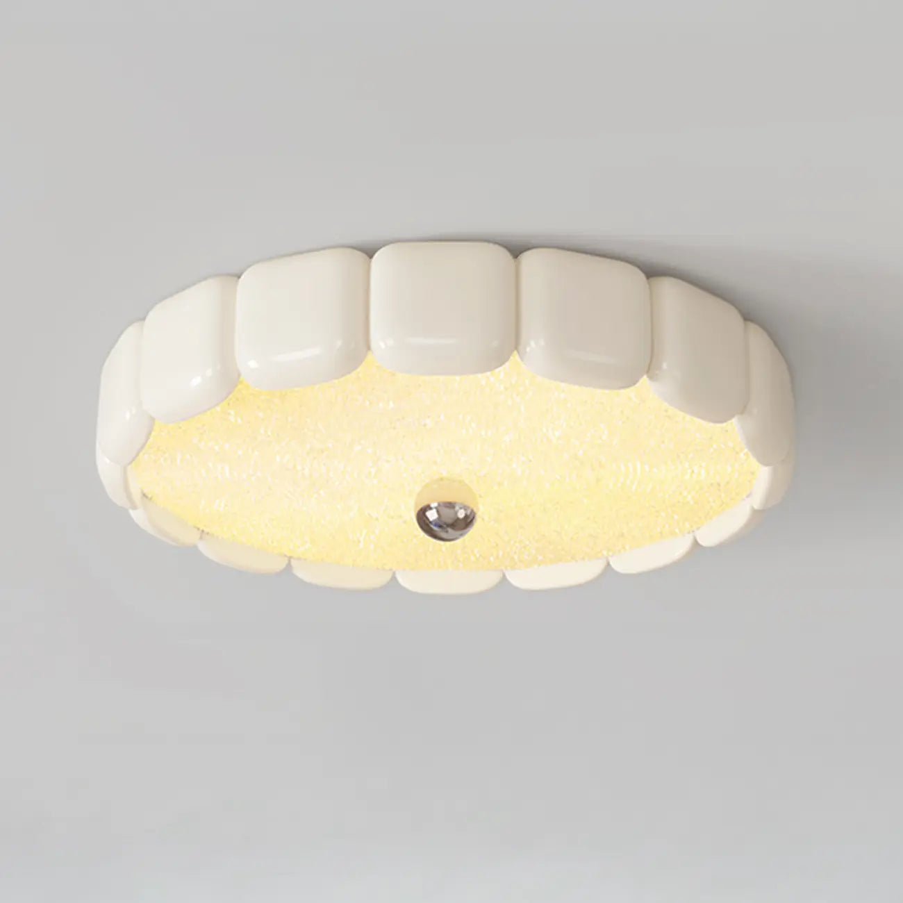 Plafonnier LED circulaire moderne encastré pour espaces résidentiels