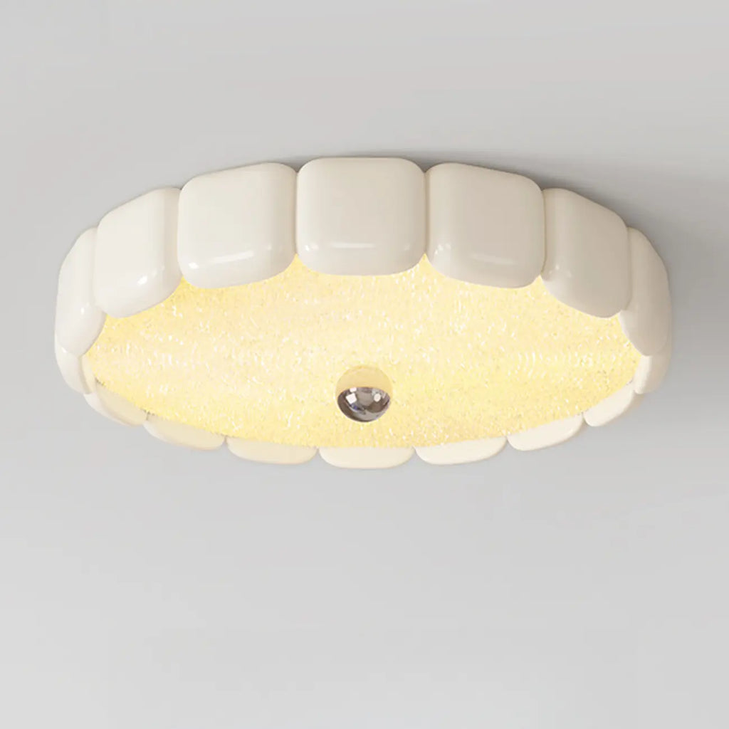 Plafonnier LED circulaire moderne encastré pour espaces résidentiels