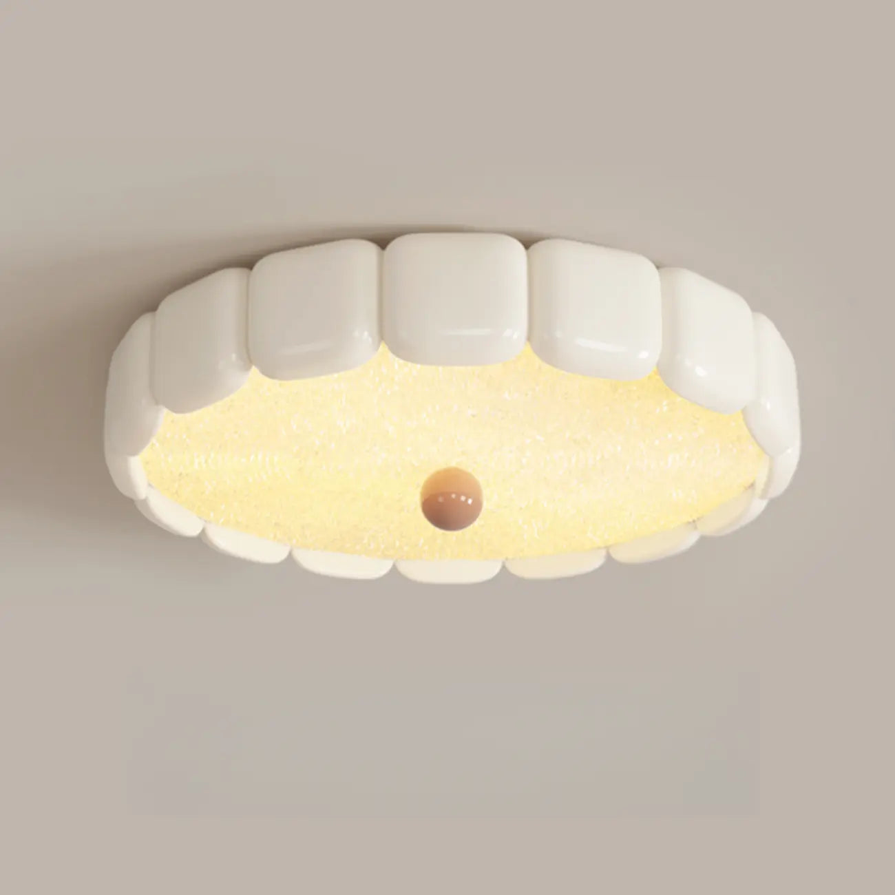 Plafonnier LED circulaire moderne encastré pour espaces résidentiels