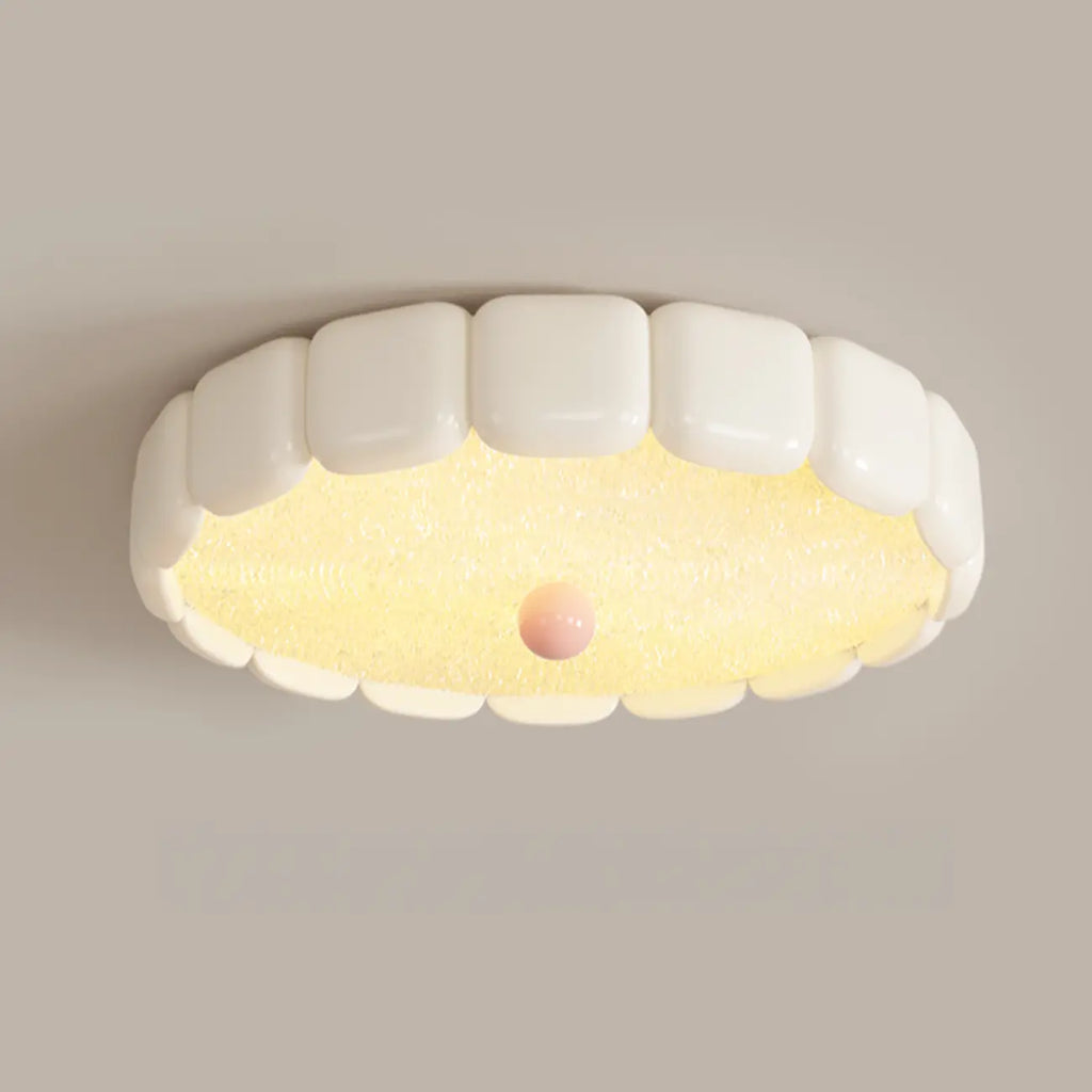 Plafonnier LED circulaire moderne encastré pour espaces résidentiels