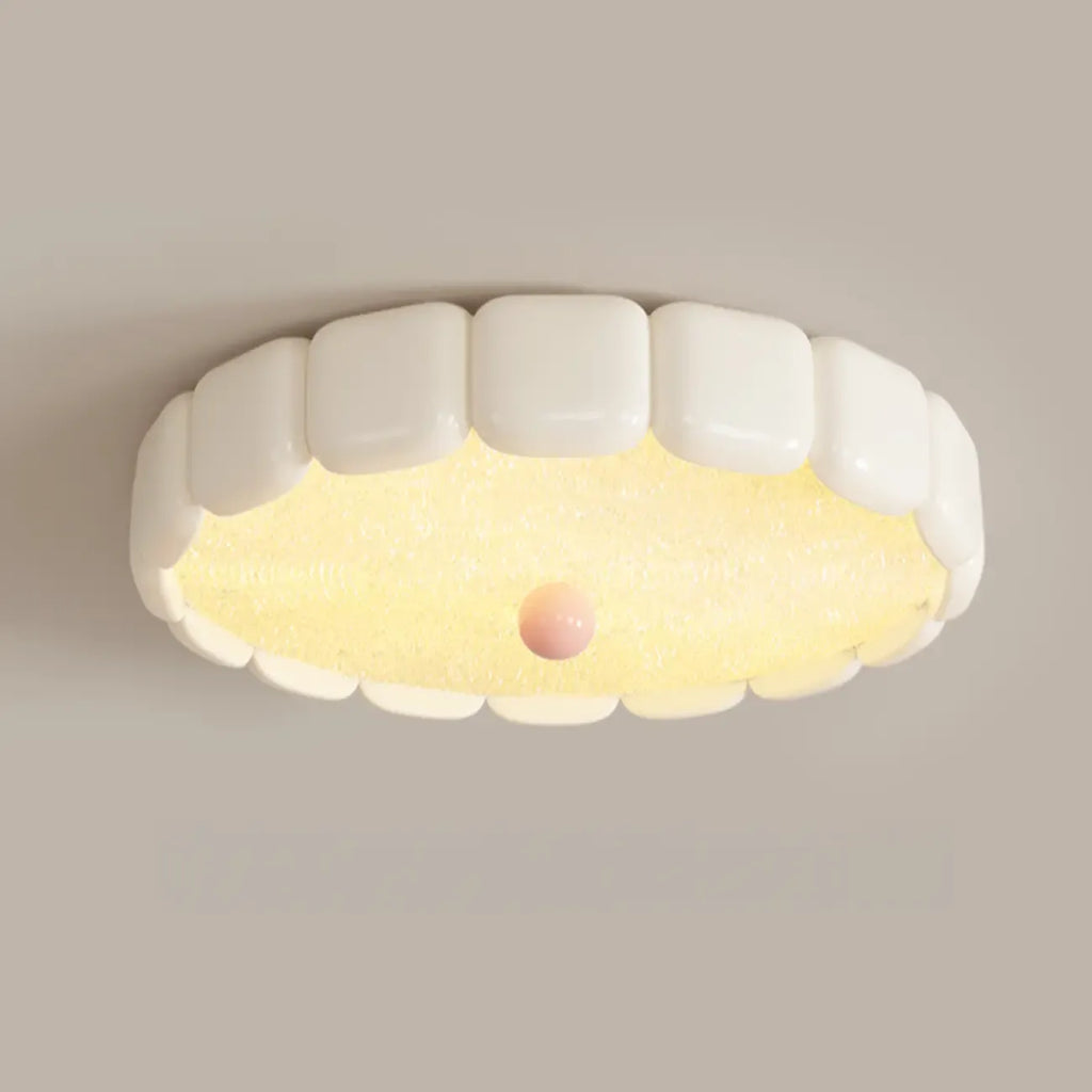 Plafonnier LED circulaire moderne encastré pour espaces résidentiels