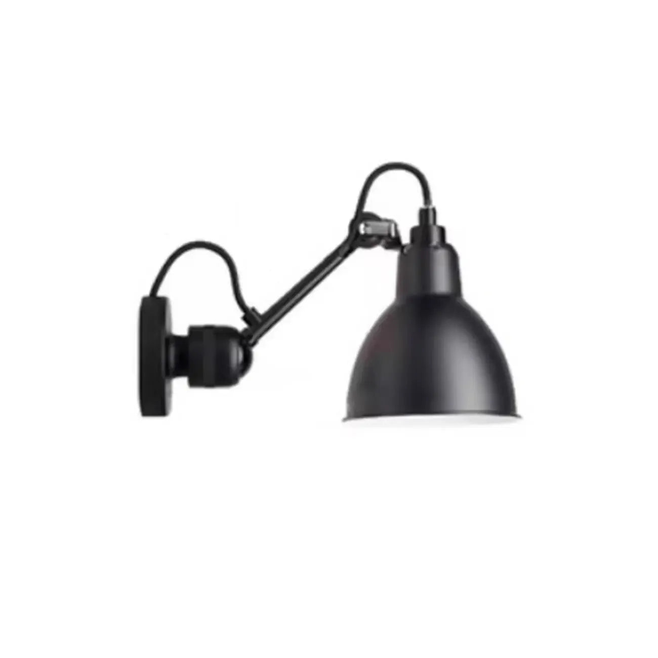 Applique murale industrielle noire avec dôme pour éclairage de chambre