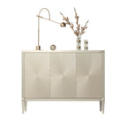 Meuble décoratif en bois beige brillant Glam Visual Effects