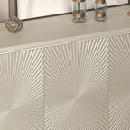 Meuble décoratif en bois beige brillant Glam Visual Effects