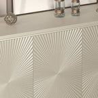 Meuble décoratif en bois beige brillant Glam Visual Effects