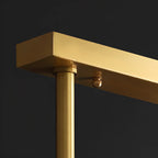 Suspension Glamour Golden Square Crystal Island