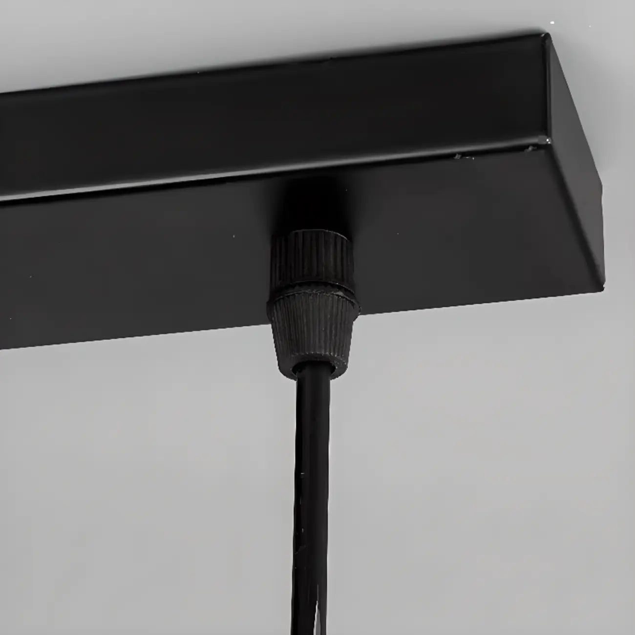 Lampadario a sospensione industriale nero in metallo per isola cucina