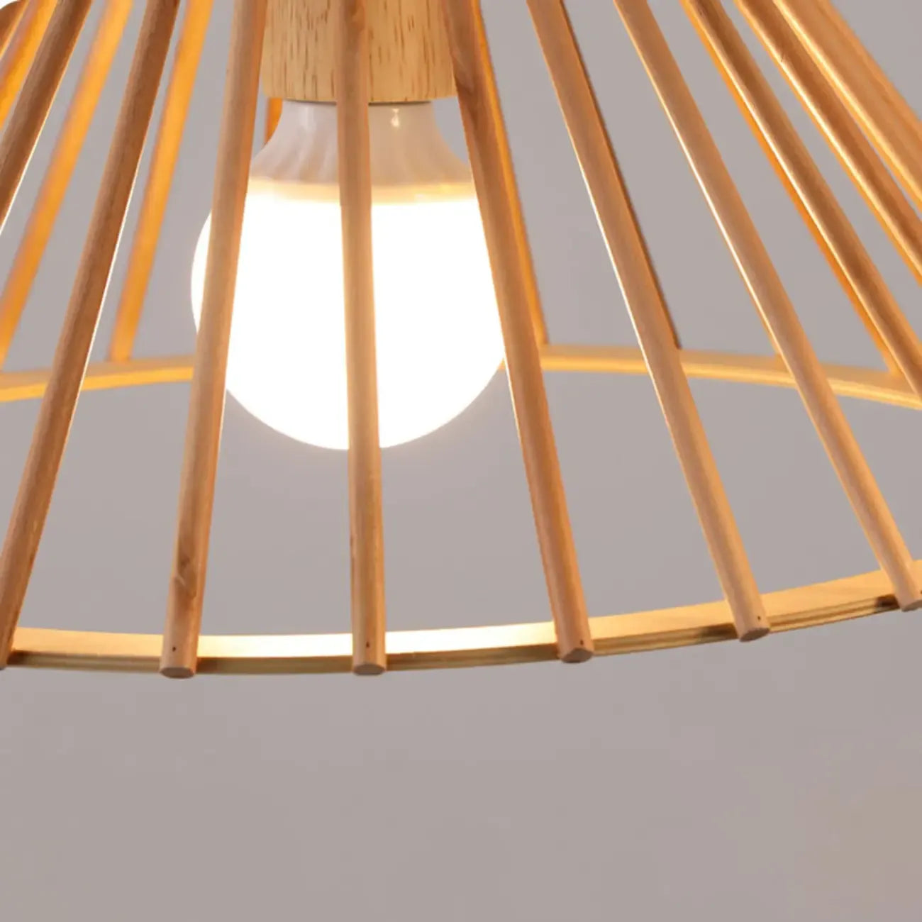 Lampadario/Sospensione da Isola da Cucina a 2 Luci, in Legno, in Stile Moderno