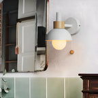 Chaînette pour applique murale moderne en forme de dôme pour miroir de salle de bain