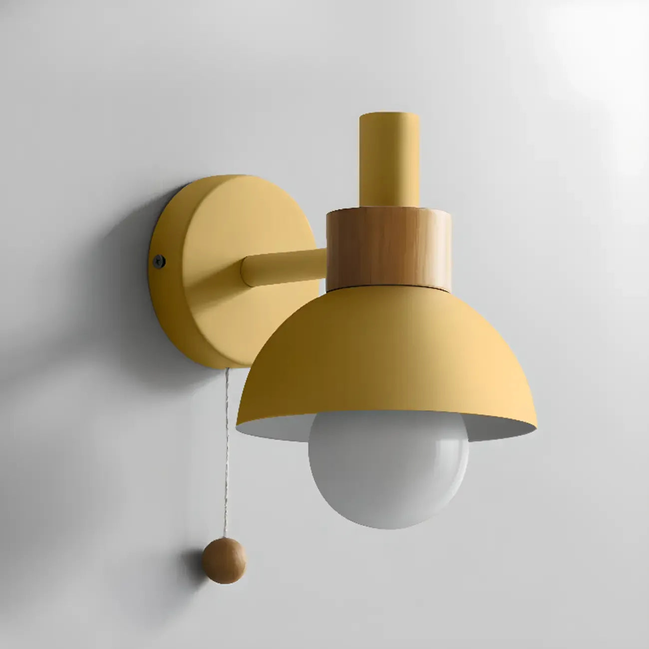 Chaînette pour applique murale moderne en forme de dôme pour miroir de salle de bain