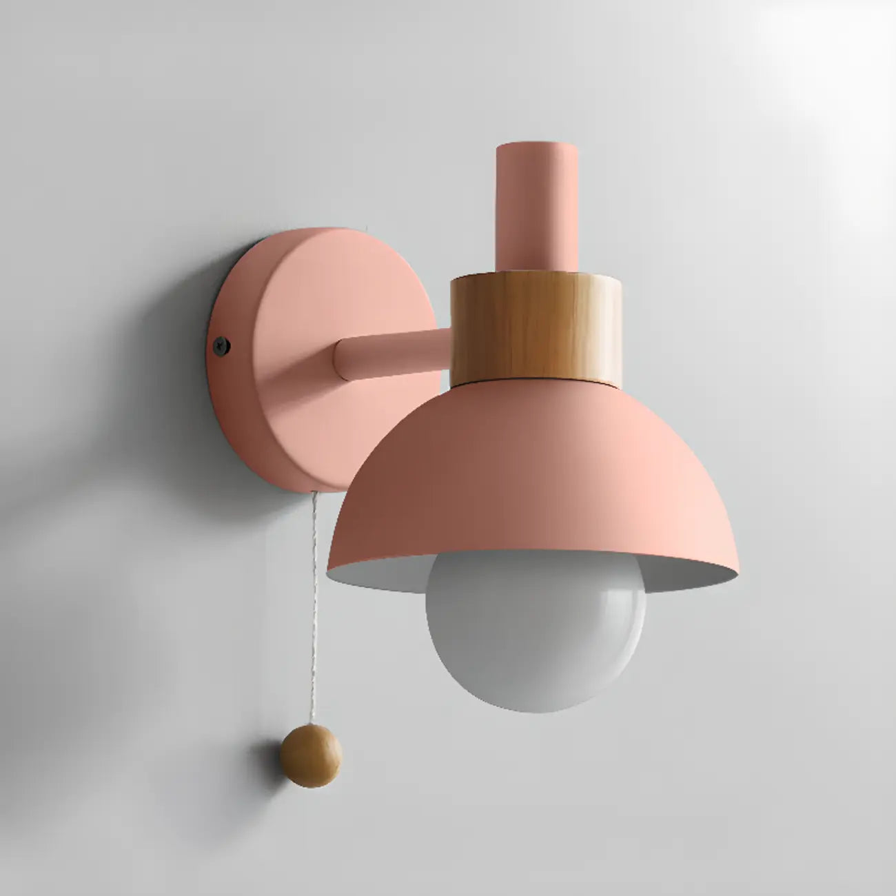 Chaînette pour applique murale moderne en forme de dôme pour miroir de salle de bain
