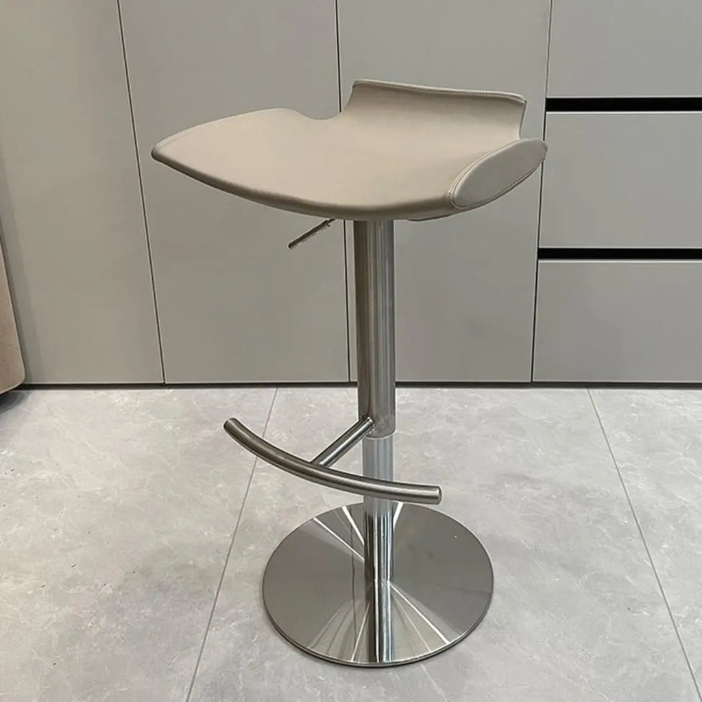 Tabourets de bar pivotants modernes réglables en similicuir