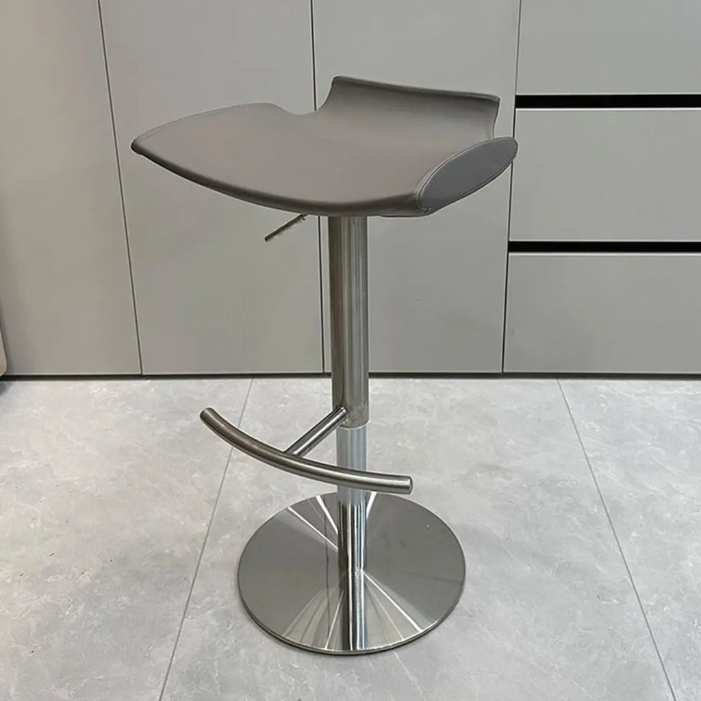 Tabourets de bar pivotants modernes réglables en similicuir