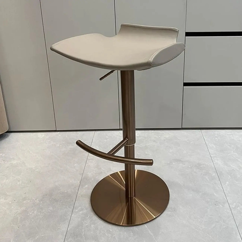Tabourets de bar pivotants modernes réglables en similicuir