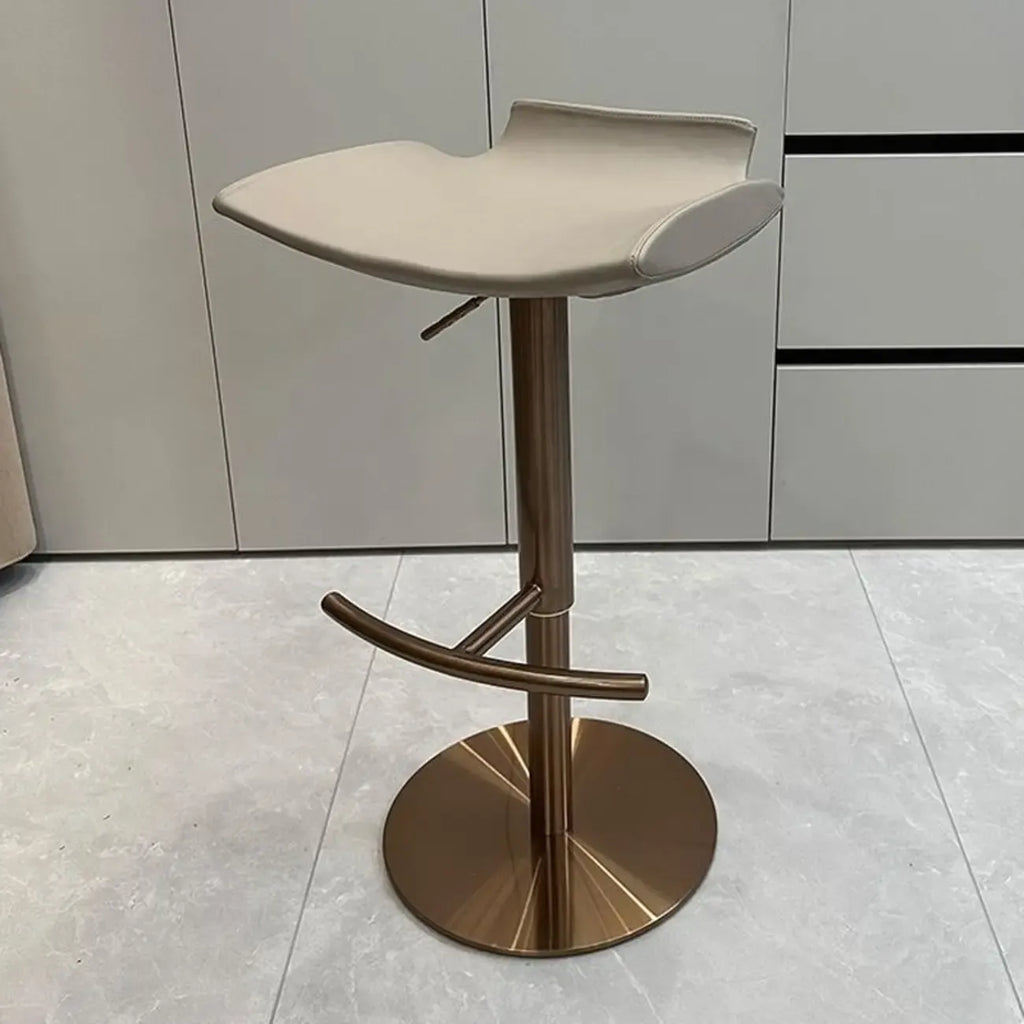 Tabourets de bar pivotants modernes réglables en similicuir