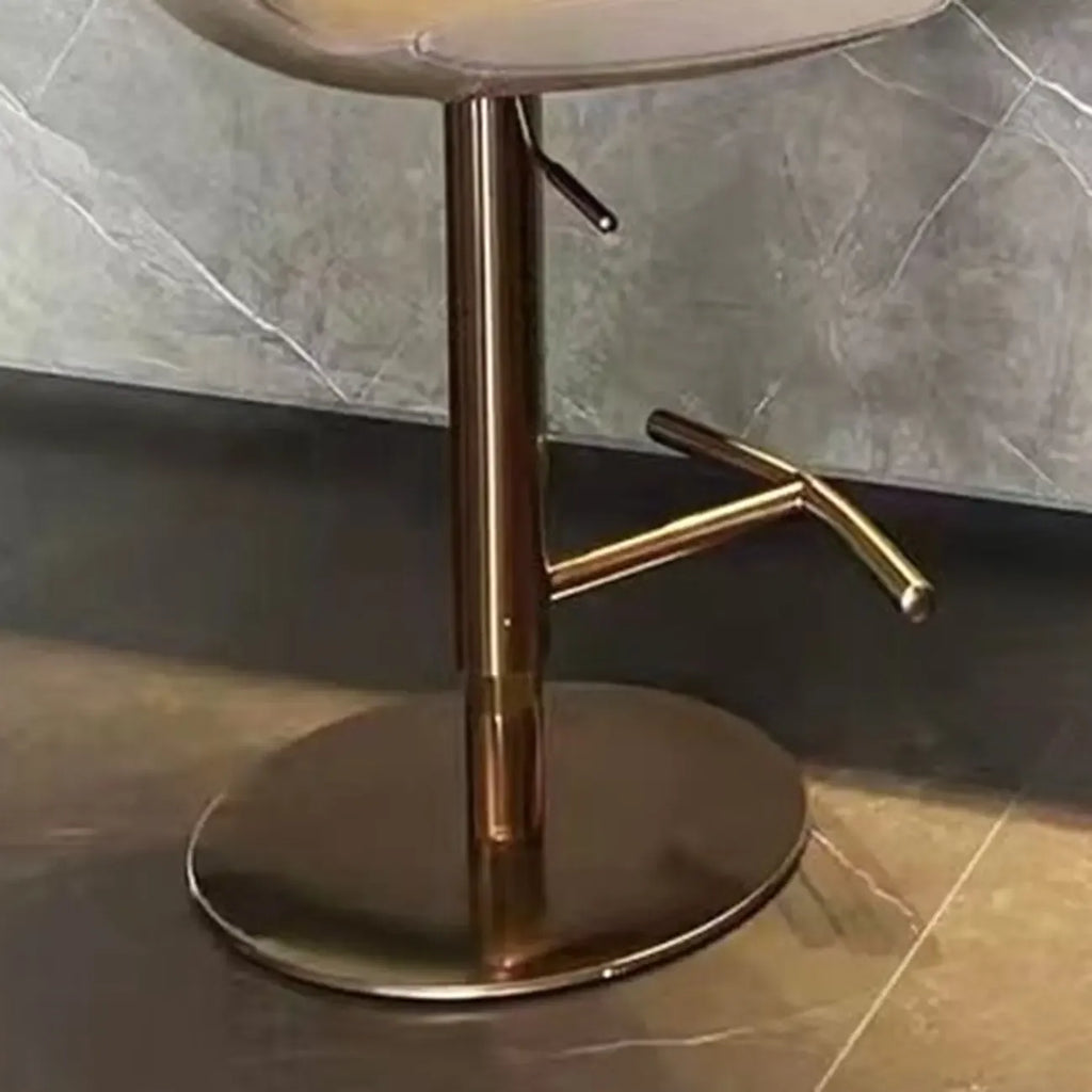 Tabourets de bar pivotants modernes réglables en similicuir