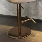 Tabourets de bar pivotants modernes réglables en similicuir