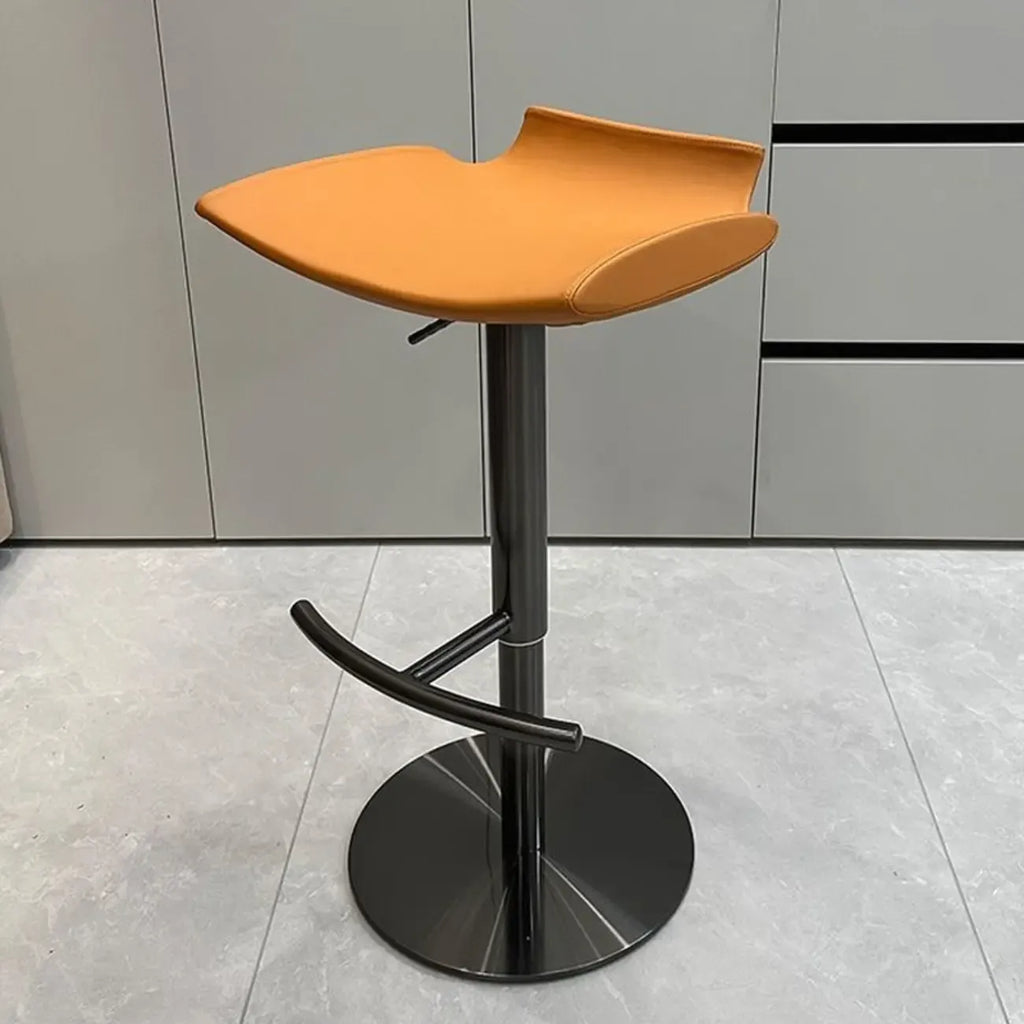Tabourets de bar pivotants modernes réglables en similicuir